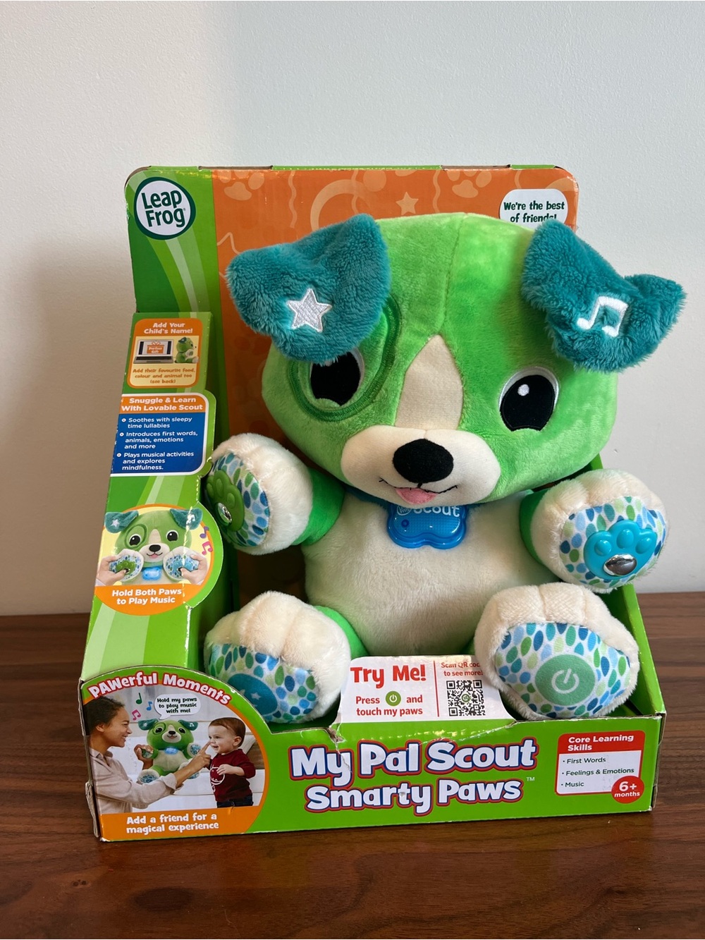 LeapFrog My Pal Scout Smarty Paws Plush Toy - Green